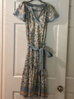 Current Air - Midi Dress with Tie Waist